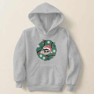 super couronne de noël père Noël alien