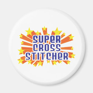 Super Cross Stitcher Magnet