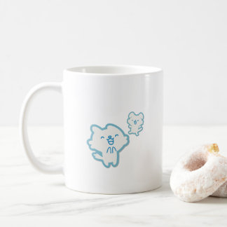 Super Cute Blue Animals Coffee Mug