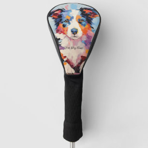 Super Cute Border Collie Dog Puppy 004 - Xeno Luci Golf Head Cover