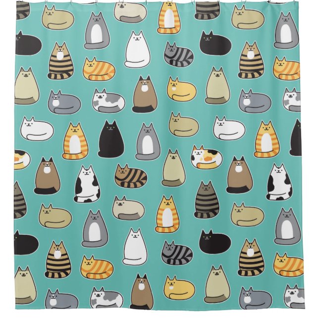 Super Cute Cat Pattern, Choose Your Colour (Front)