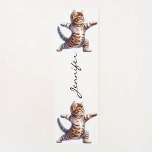 Super Cute Cat Yoga Mat