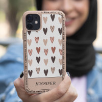 Super Cute & Colourful Love Pattern | Name Purple