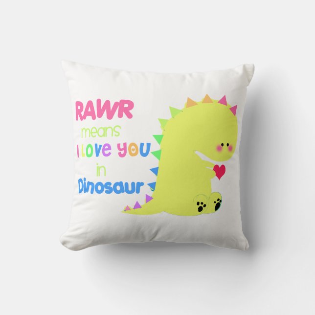 SUPER CUTE Dinosaure Coussin pour les enfants! (Recto)