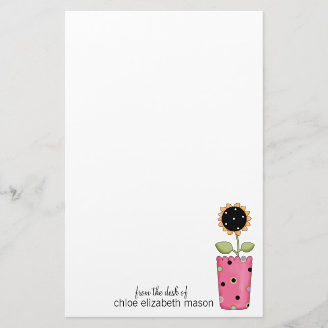 Super Cute Girly Stuff Stationery (Front)