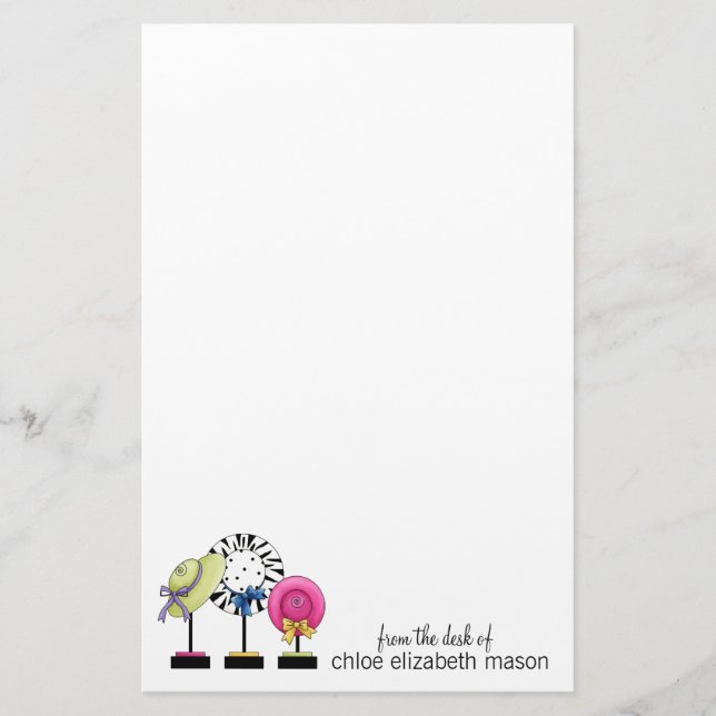 Super Cute Girly Stuff Stationery (Front)