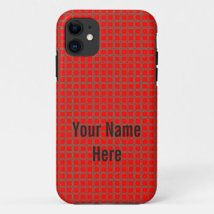 Super Cute Hot Red Pattern Personalized iPhone 11 Case