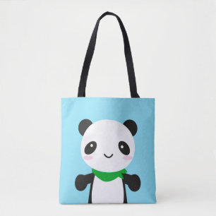 Super Cute Kawaii Panda Tote Bag