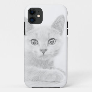 SUPER CUTE Kitten Portrait Photograph iPhone 11 Case