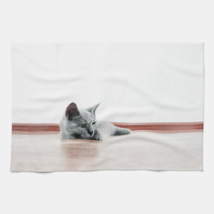 SUPER CUTE Kitten Portrait Photograph Kitchen Towel