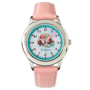 Super Cute Mermaid with Bow Children's Watch