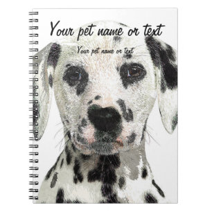 Super Cute, Puppy Dalmatian Dog Notebook