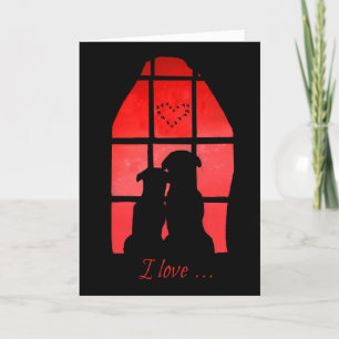 Super Cute Valentines Day, Funny Dog Valentine's Card
