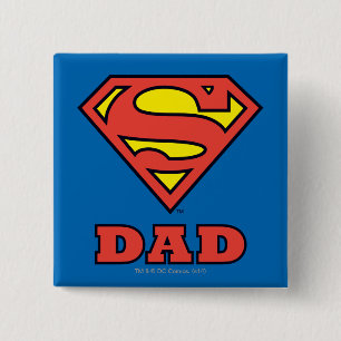 Super Dad 2 Inch Square Button