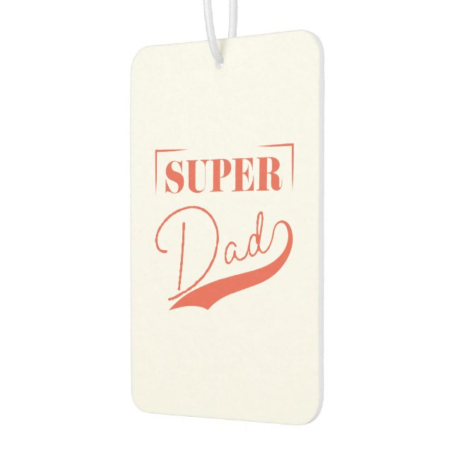 Super Dad Air Freshener (Left)