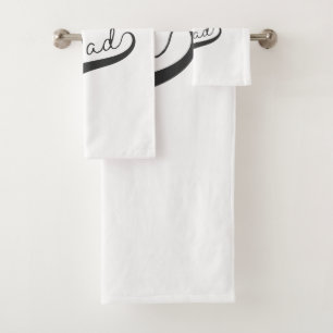 Super Dad Bath Towel Set
