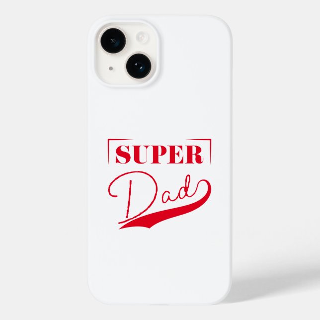 Super Dad Case-Mate iPhone Case (Back)