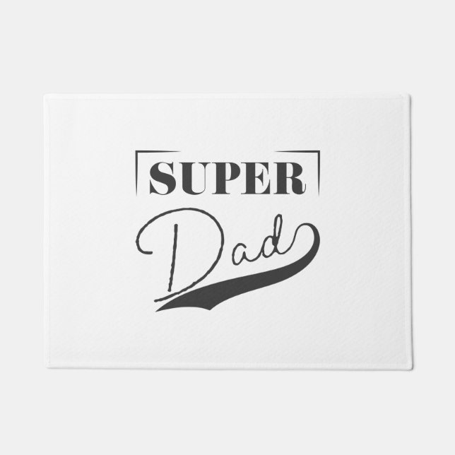 Super Dad Doormat (Front)