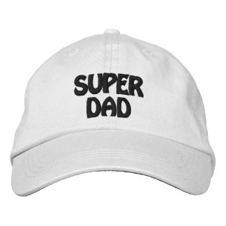 Super dad embroidered hat