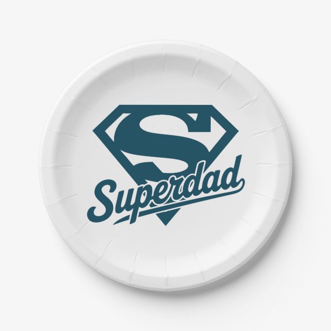 Super Dad Ever  Paper Plate (Front)