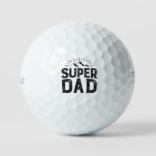 'Super Dad' Father's Day, Fun Birthday Gift Golf Balls