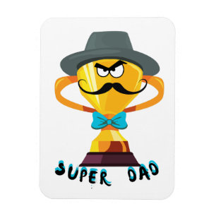 Super Dad fathers day gift Magnet