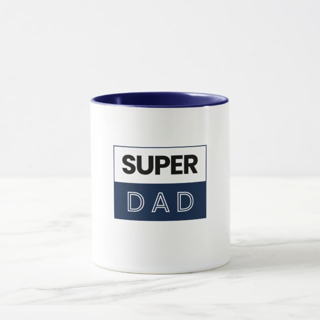 SUPER DAD Fathers' Day  Mug (Center)