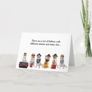 Super Dad Funny Lab/Dog Card
