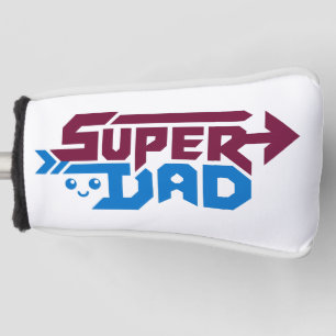 Super Dad Gamer Gift – Cute Retro Golf Head Cover
