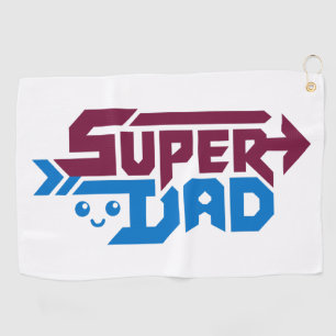 Super Dad Gamer Gift – Cute Retro Golf Towel