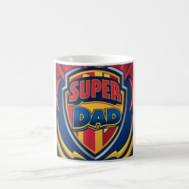 Super Dad Gift Coffee Mug (Center)