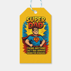 Super Dad Gift Tags: The Perfect Father's Day  Tags