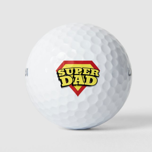 Super Dad Golf Balls (Front)