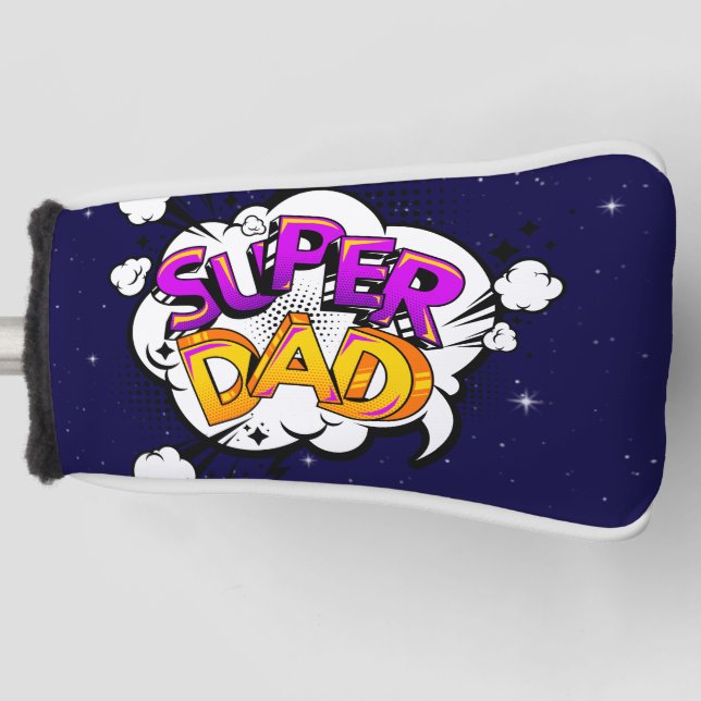 Super Dad ⛳️ Golf Head Cover (Front)