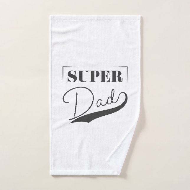 Super Dad Hand Towel (Hand Towel)