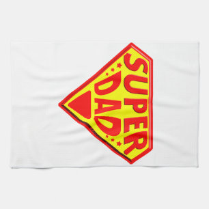 Super Dad - Happy Fathers Day Kitchen Towel