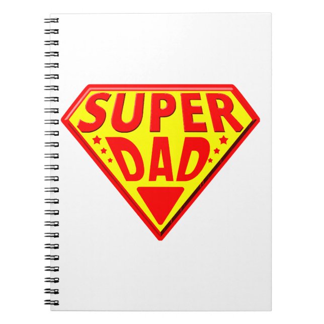 Super Dad - Happy Fathers Day Notebook (Front)