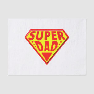 Super Dad - Happy Fathers Day Tissue Paper