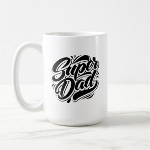 Super Dad Hero Typography Design-67888 Coffee Mug