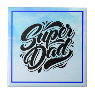 Super Dad Hero Typography Design-67888 Tile