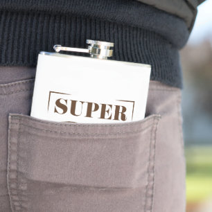 Super Dad Hip Flask