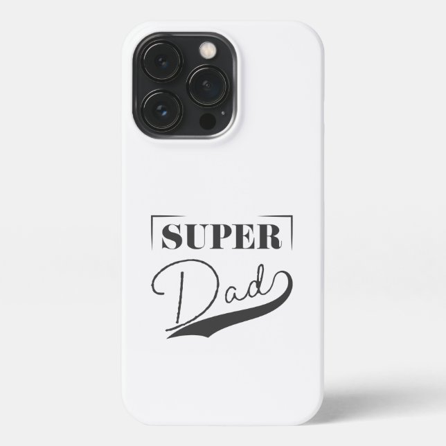 Super Dad iPhone Case (Back)