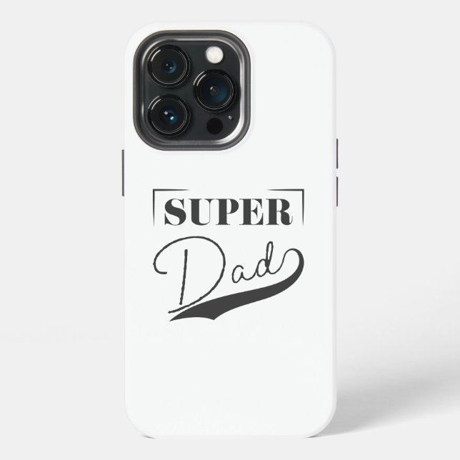 Super Dad iPhone Case (Back)