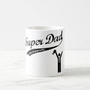 Super Dad is UNSTOPPABLE! coffee mug