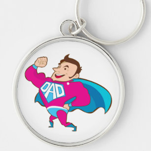 SUPER DAD KEYCHAIN