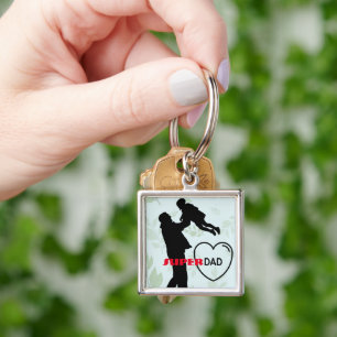 Super dad l i love you dad l Father's day Keychain