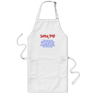SUPER DAD LONG APRON