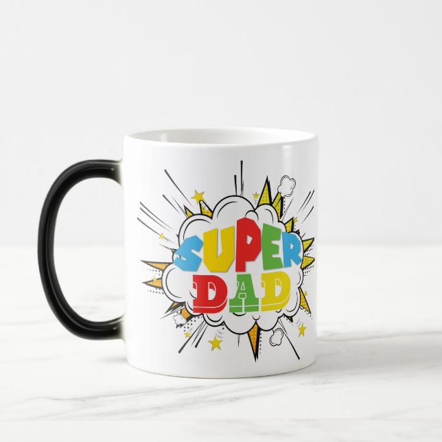 SUPER DAD MAGIC MUG (Left)