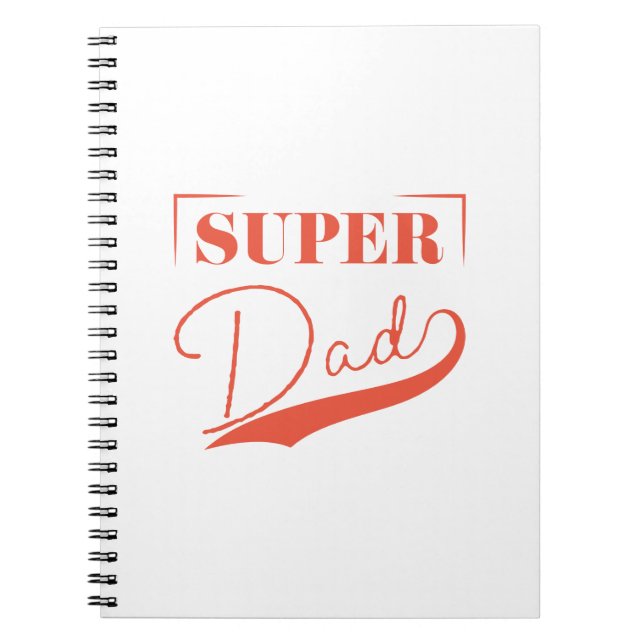 Super Dad Notebook (Front)