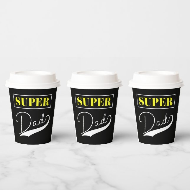 Super Dad  Paper Cups (Multi)